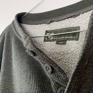 BC Clothing Green Henley